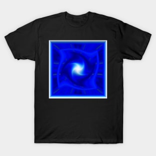 A star on blue T-Shirt